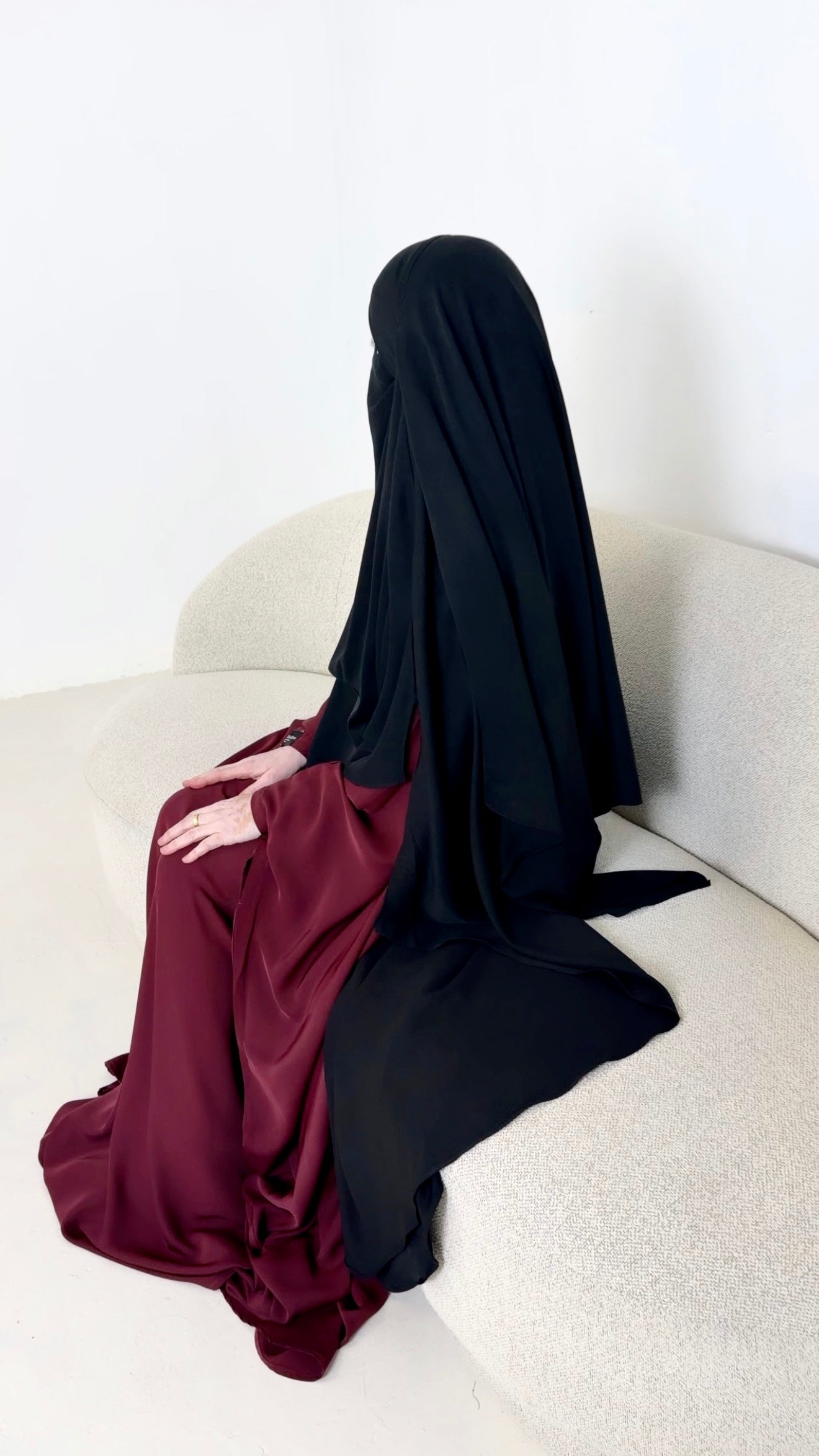 Khimar Sakina - Tissus Kupro