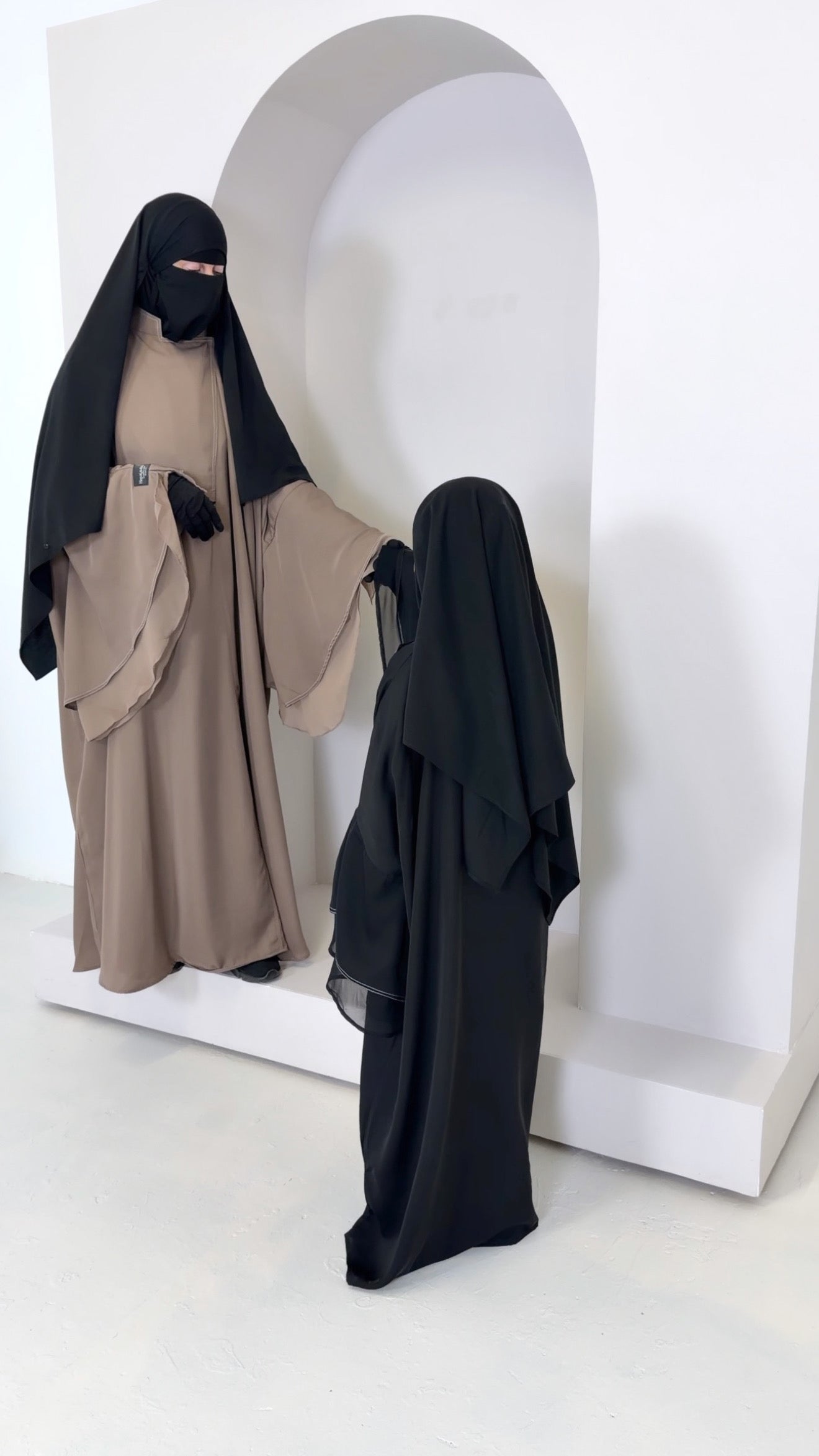Khimar Sakina enfant ( tissus kupro)
