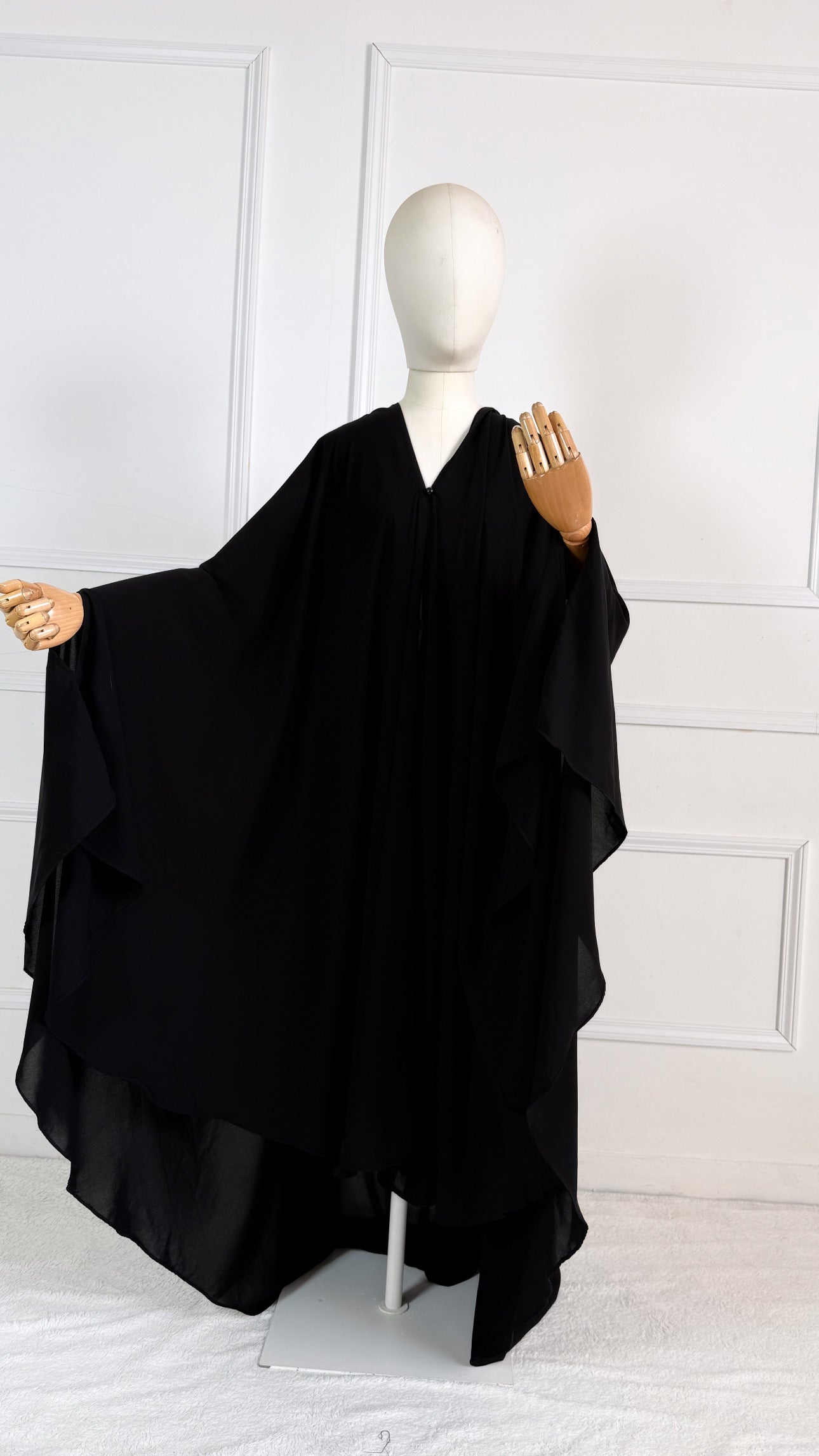 PIÈCE 3 EN 1 -CAPE &GILET + niqab casquette