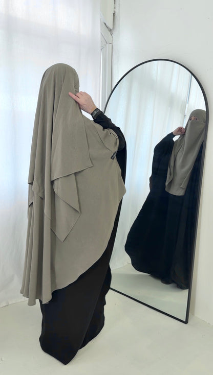 Khimar Sakina - Tissus Kupro