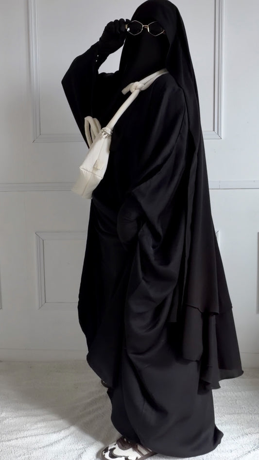 SET NIQAB + CAPE 2 VOILES
 Haya