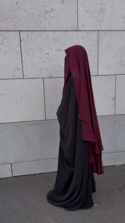 SET NIQAB + CAPE 2 VOILES
 Haya