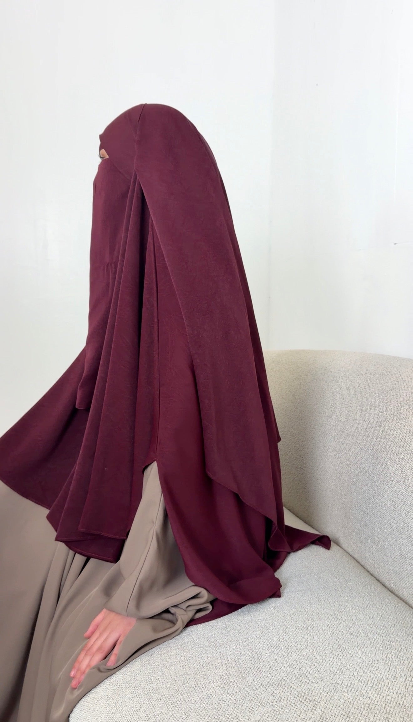 Khimar Sakina - Tissus Kupro