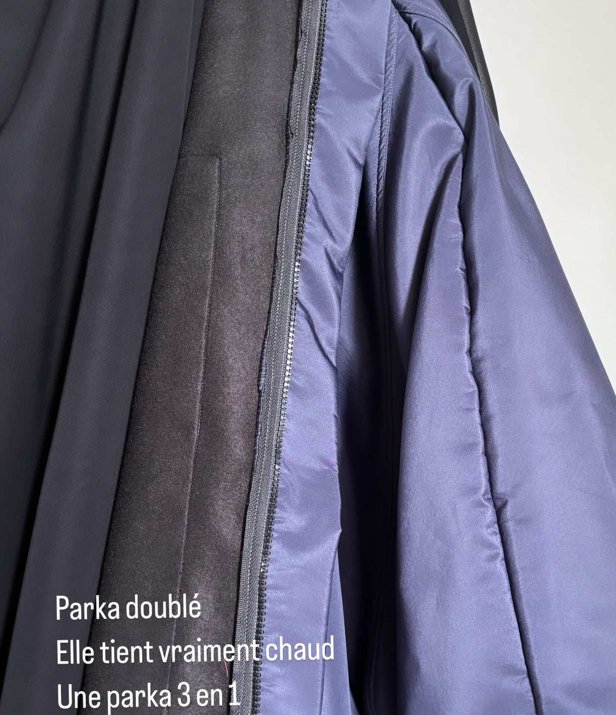 NEW Parka Manteau Russia imperméable doublée sportswear + CAPUCHE amovible