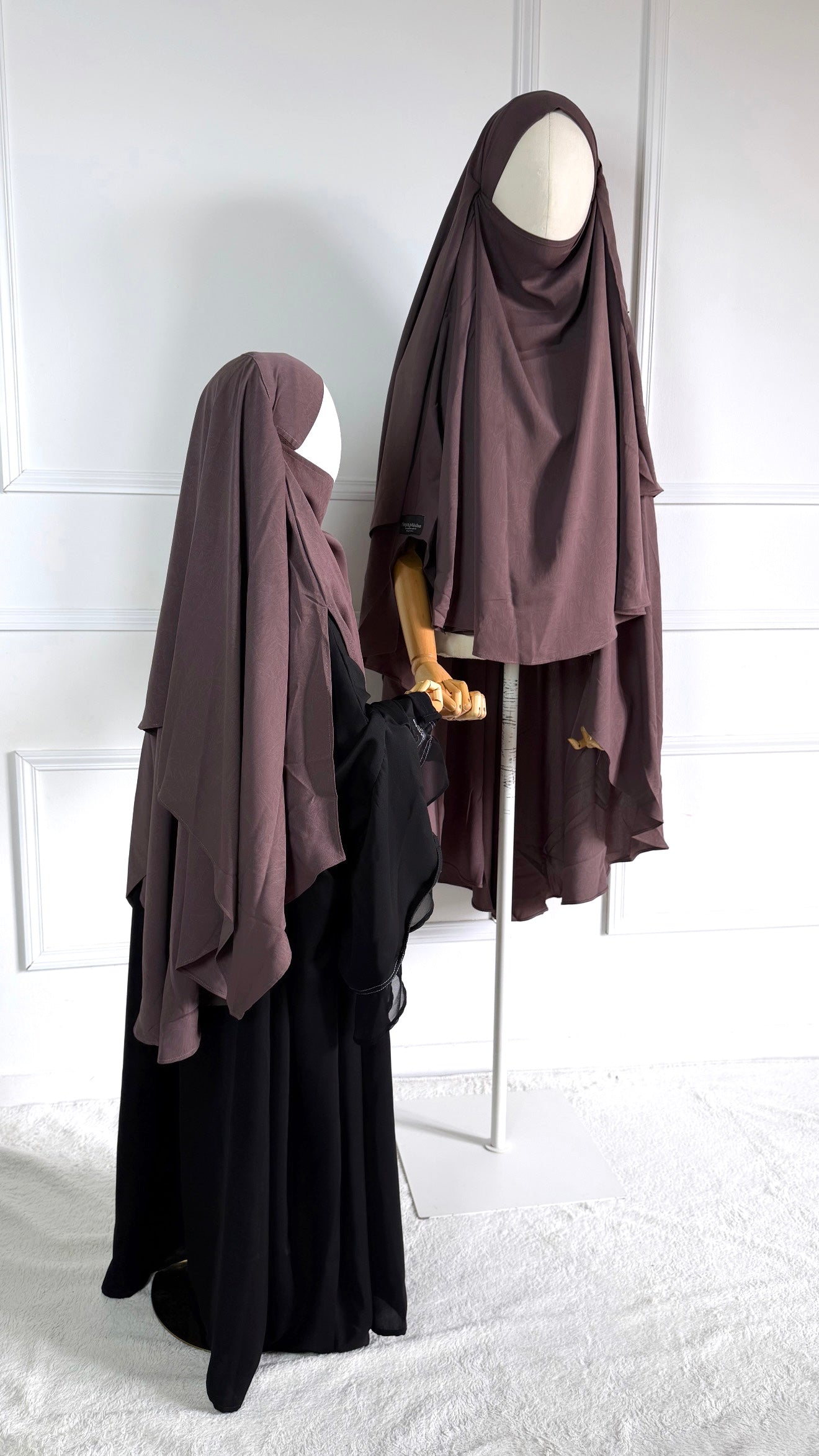 Khimar Sakina enfant ( tissus kupro)