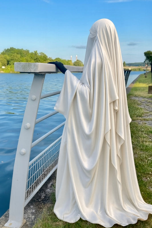 Jilbeb chérine Blanc 1 pcs