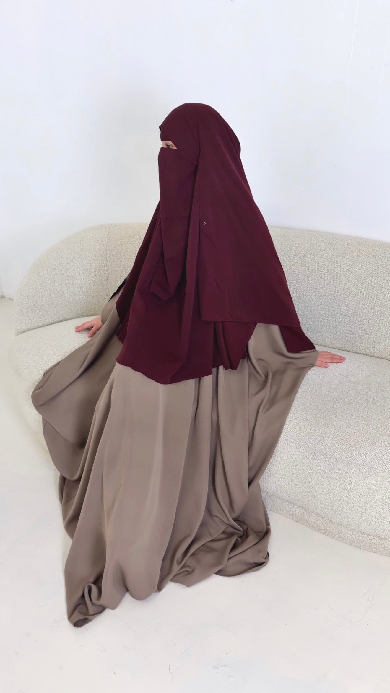 Khimar Sakina - Tissus Kupro