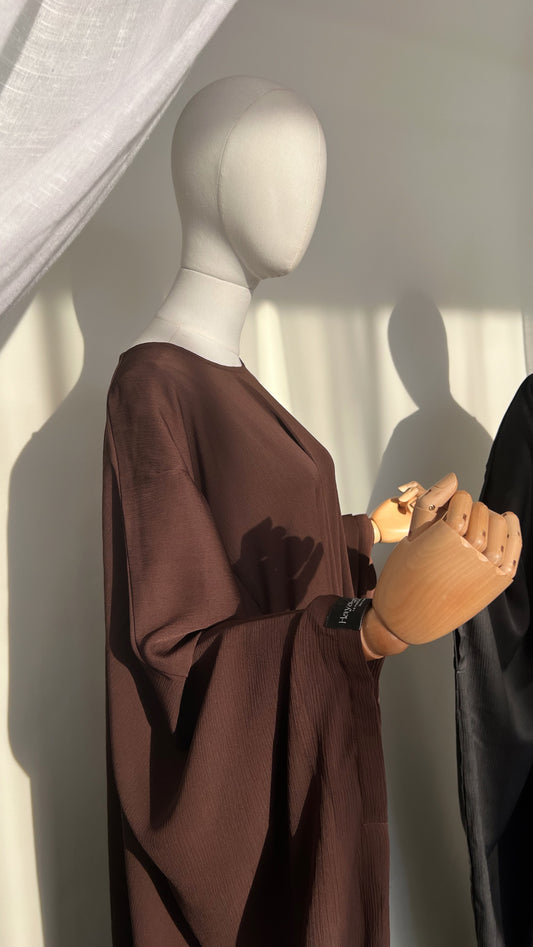 Abaya Wassila Saoudienne – tissu Zoom prenium