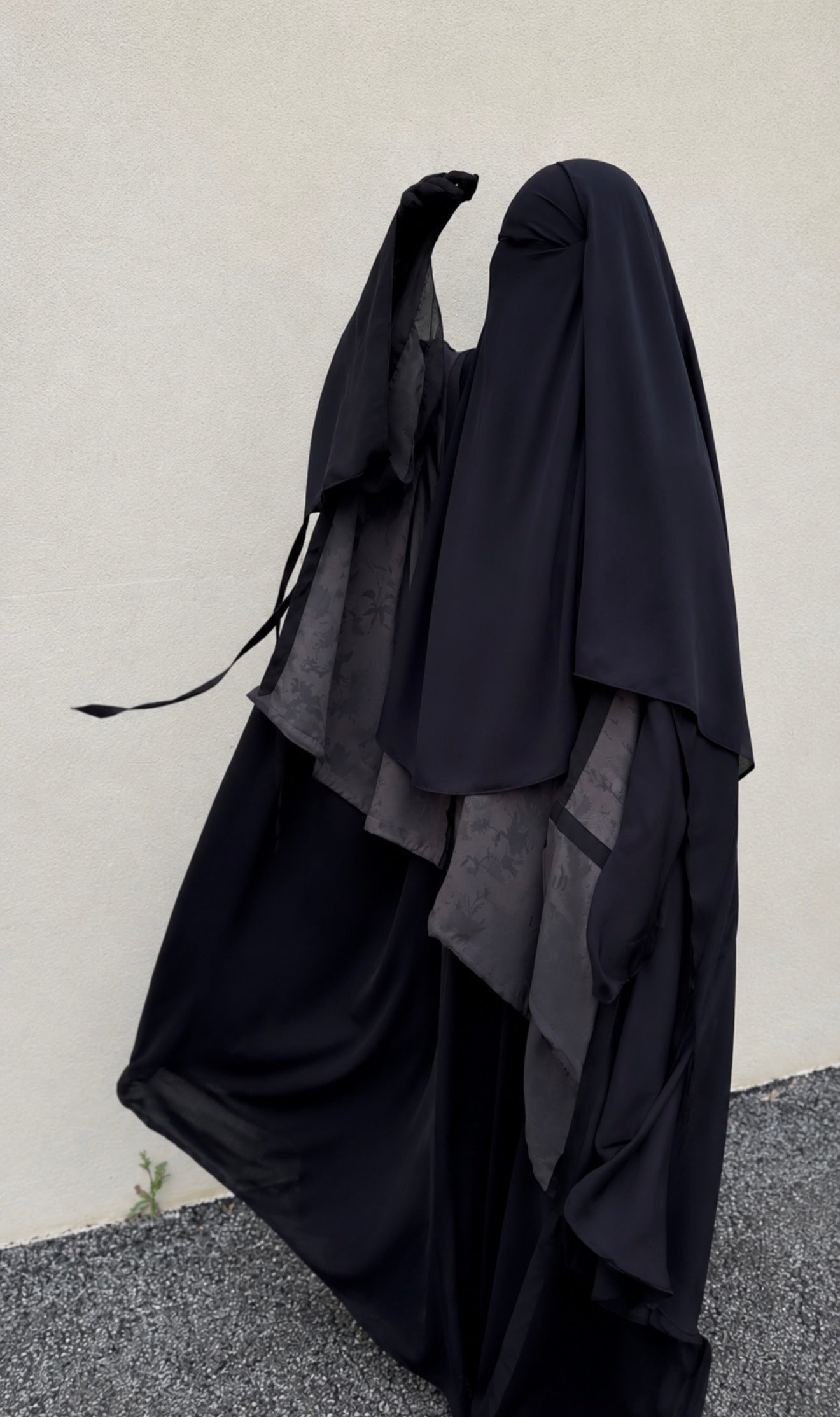 Khimar Amara - Perle noir