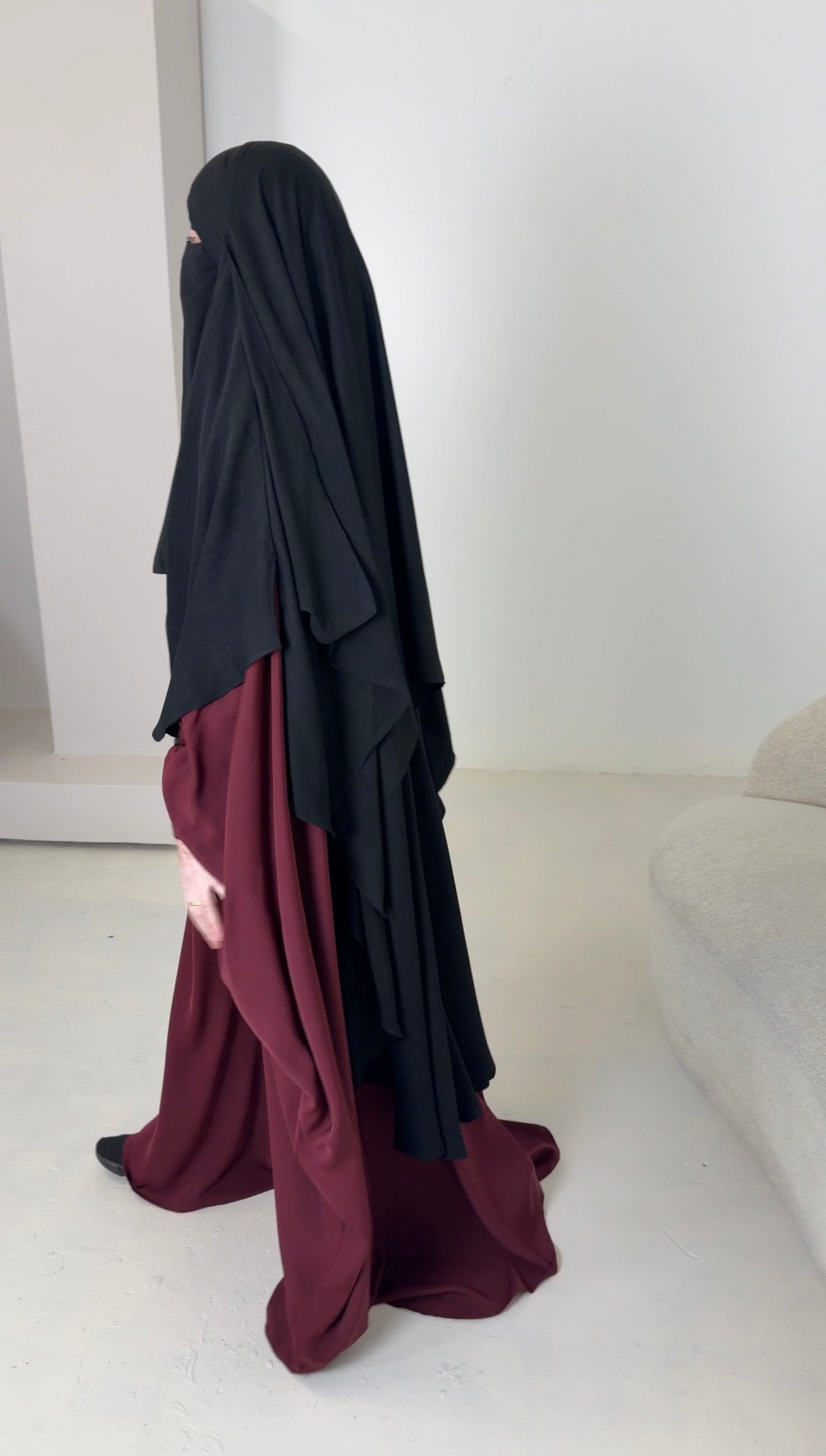 Khimar Sakina - Tissus Kupro