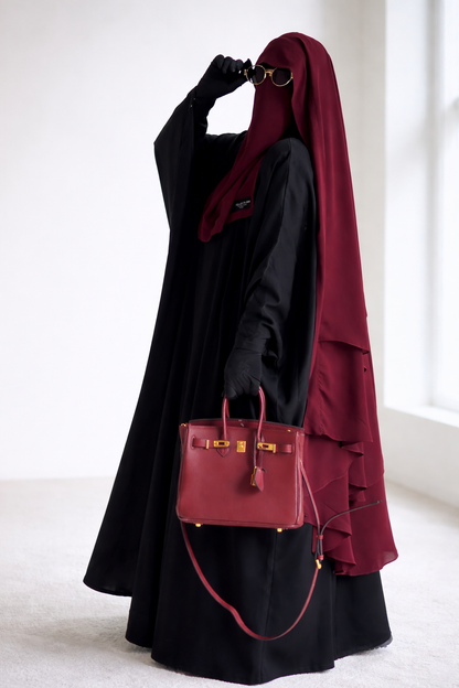 SET NIQAB + CAPE 2 VOILES
 Haya