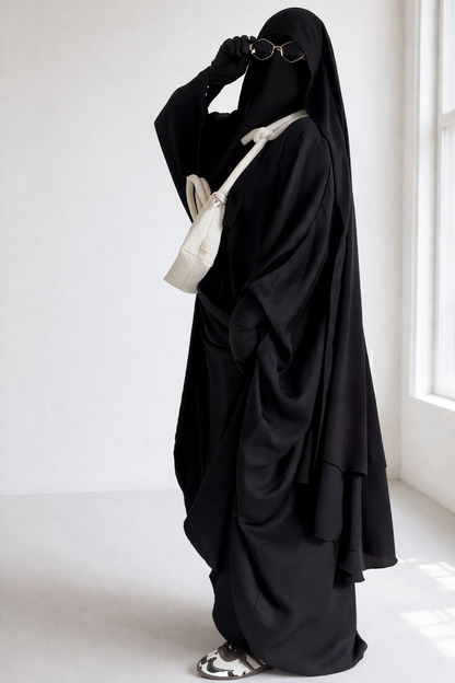 SET NIQAB + CAPE 2 VOILES
 Haya