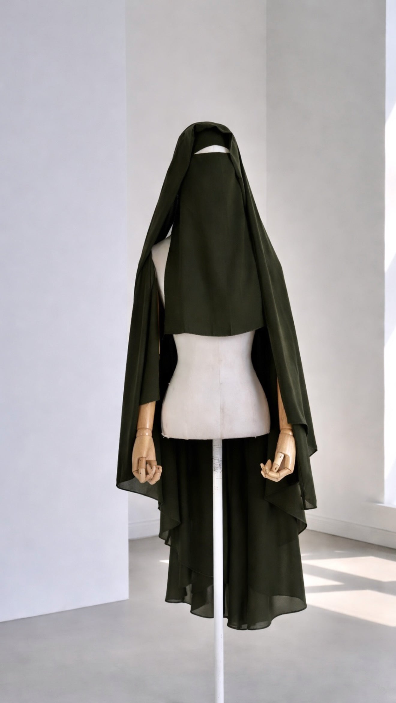 SET NIQAB + CAPE 2 VOILES
 Haya