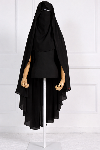 SET NIQAB + CAPE 2 VOILES
 Haya