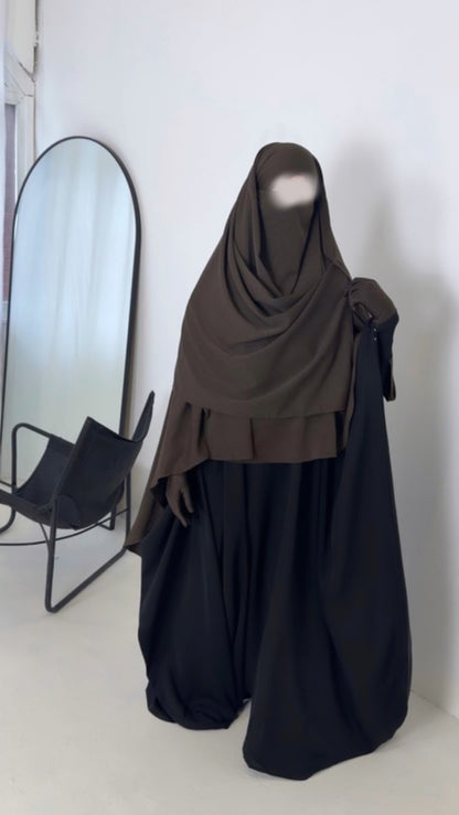 Abaya Wassila Abaya Saoudienne – Nidah premium