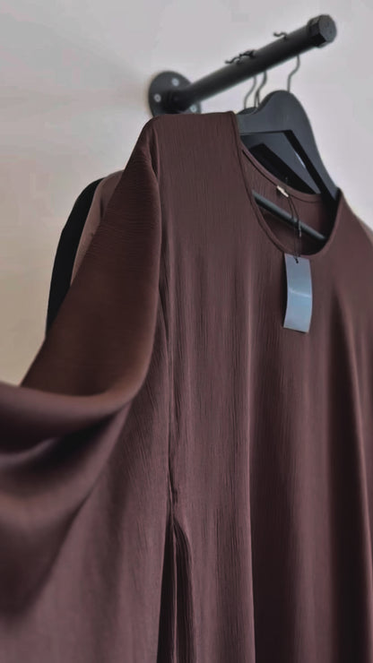 Abaya Wassila Saoudienne – tissu Zoom prenium