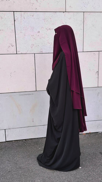 SET NIQAB + CAPE 2 VOILES
 Haya