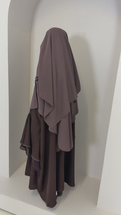 Khimar Sakina enfant ( tissus kupro)