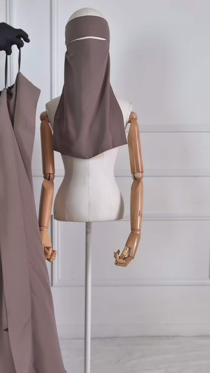 SET NIQAB + CAPE 2 VOILES
 Haya